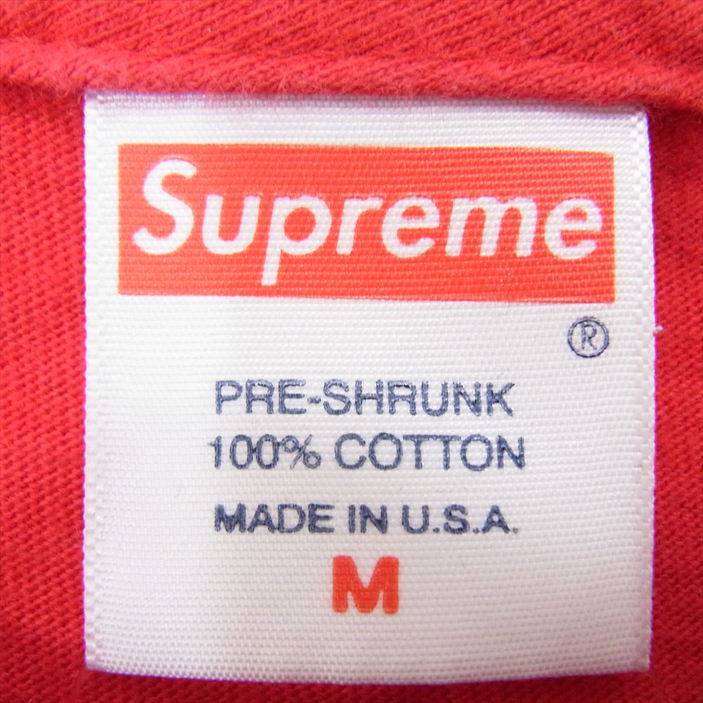 Supreme シュプリーム 19AW Bible Tee バイブル 聖書 フォト 半袖 Tシャツ レッド系 M【中古】