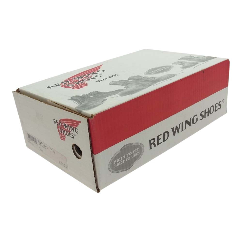 RED WING レッドウィング 9111 6inch PLAIN TOE プレーントゥ ブーツ Rough&Tough ラフ&タフ ブラウン系 US7D【中古】