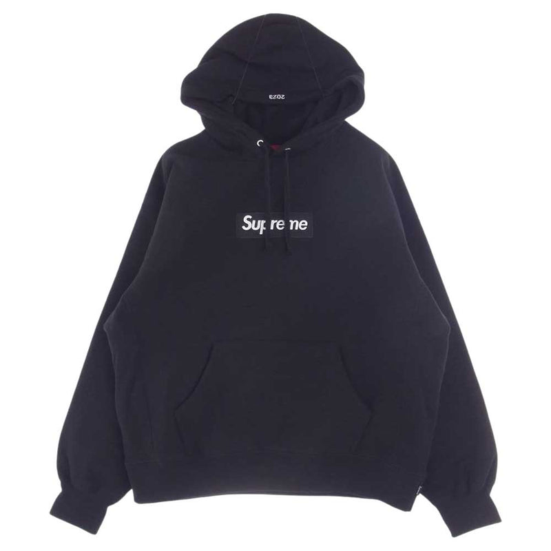 supreme Box Logo Hooded Sweatshirt S 黒パーカー - パーカー