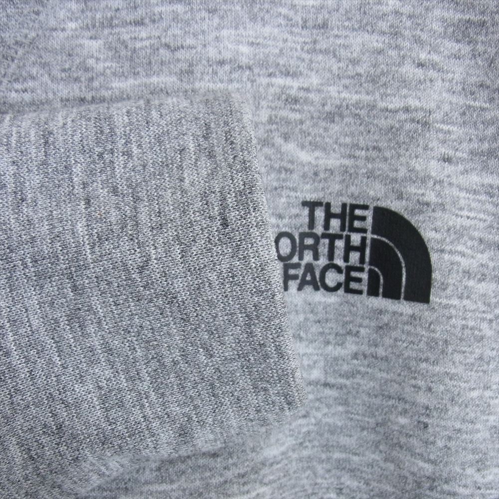 THE NORTH FACE ノースフェイス NT12142 Back Square Logo Hoodie バック スクープロゴ フーディ スウェット パーカー グレー系 L【中古】