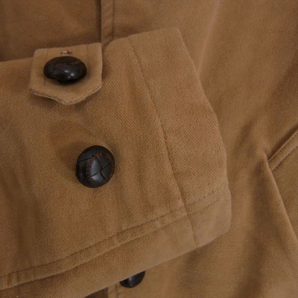 ヴァンジャケット KC-86511 裏地キルティング チェック 中綿 ドンキー コート ブラウン系 M【中古】