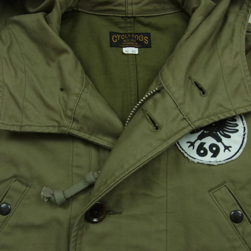 WESTRIDE ARMY CYCLE HOODIE ウエストライド - ミリタリージャケット