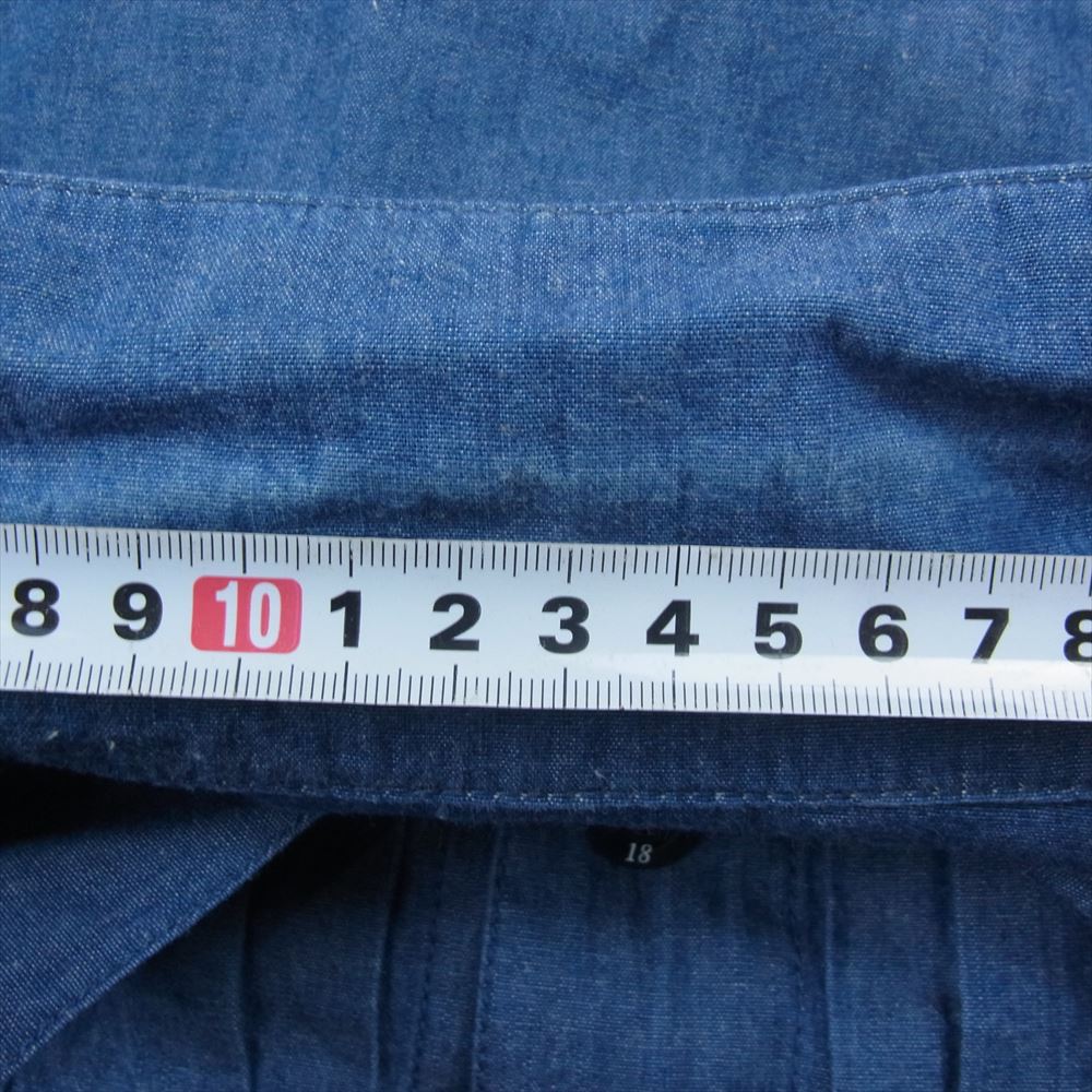 NEIGHBORHOOD ネイバーフッド 22AW 222TSNH-SHM5 CHAMBRAY TYPE-2 SH LS シャンブレー 長袖 シャツ インディゴブルー系 M【中古】