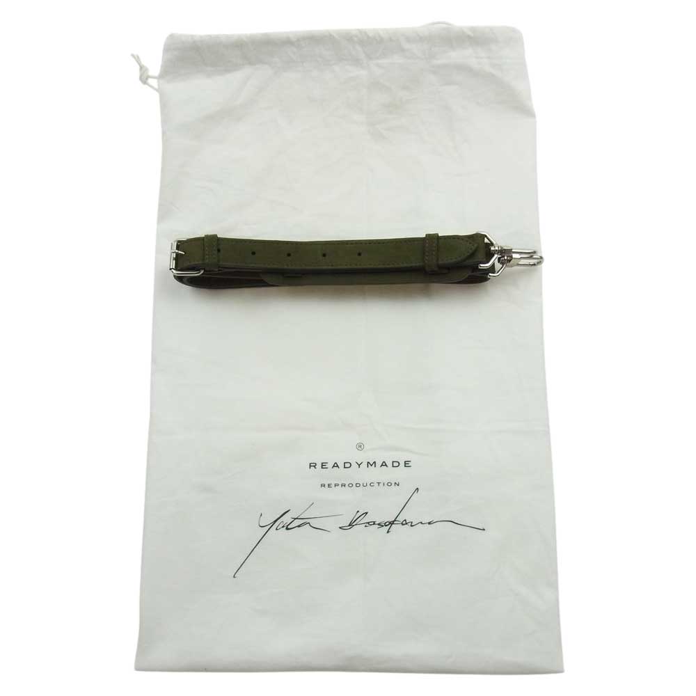 READY MADE レディメイド 17AW × A BATHING APE アベイシングエイプ Over Night Bag 2Way オーバーナイトバッグ ボストンバッグ ヴィンテージ加工 カーキ系【美品】【中古】