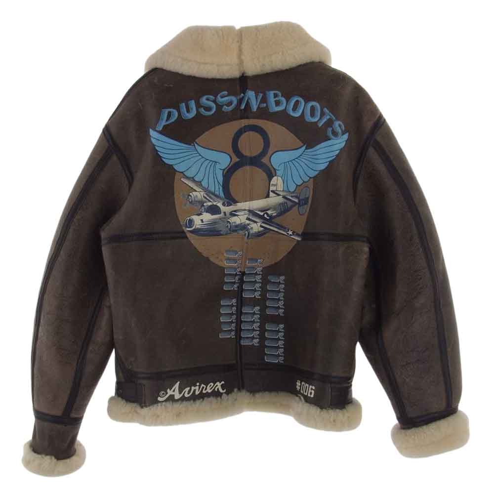 AVIREX アヴィレックス 2102XW ペイントカスタム B-3 JACKET ムートン