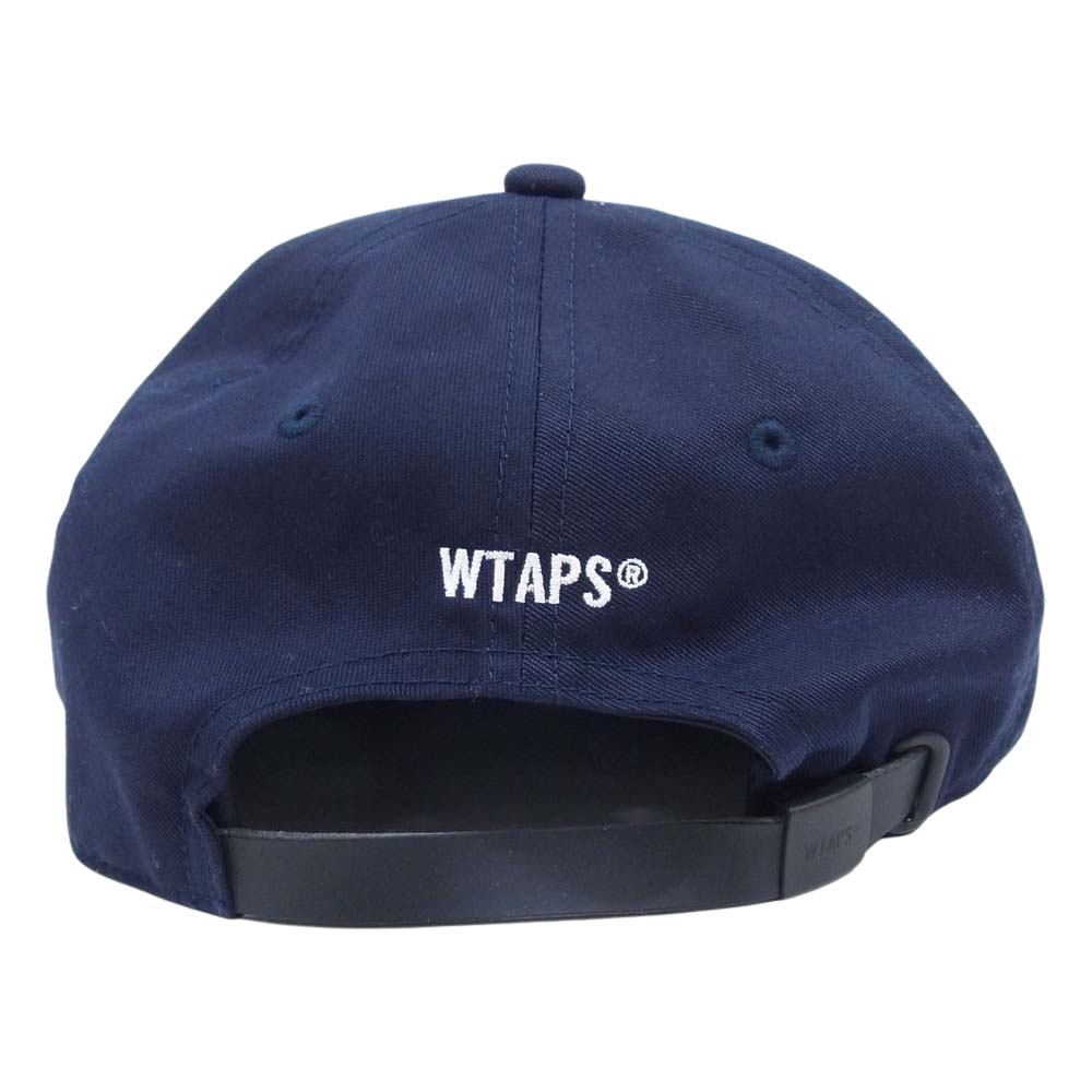 WTAPS ダブルタップス 23SS 231HCDT-HT13 CAP LONG LIVE 刺繍 キャップ 帽子 ネイビー系 OO【中古】