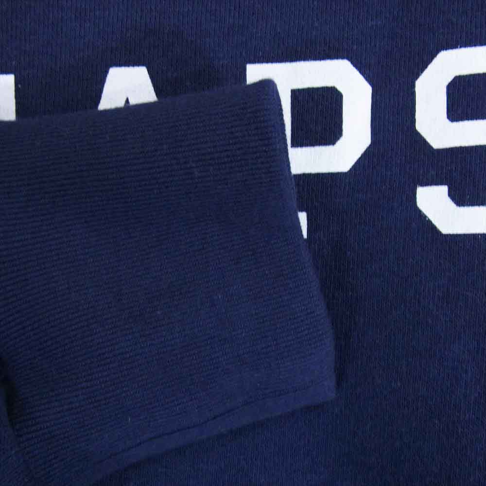 WTAPS ダブルタップス 22SS 221ATDT-CSM18 ACADEMY SWEATER アカデミー スウェット ロゴ プリント ネイビー系 02【中古】