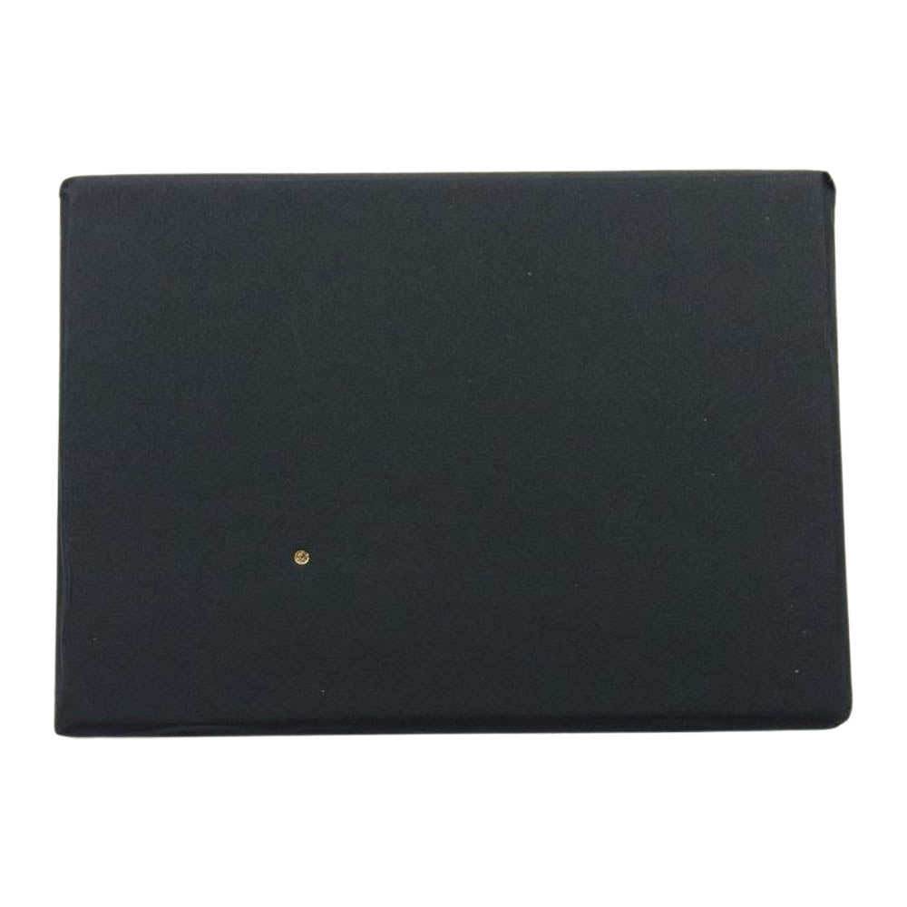 ティーエムビーエイチ 葉合せ カードケース 名刺入れ ダークネイビー系【美品】【中古】