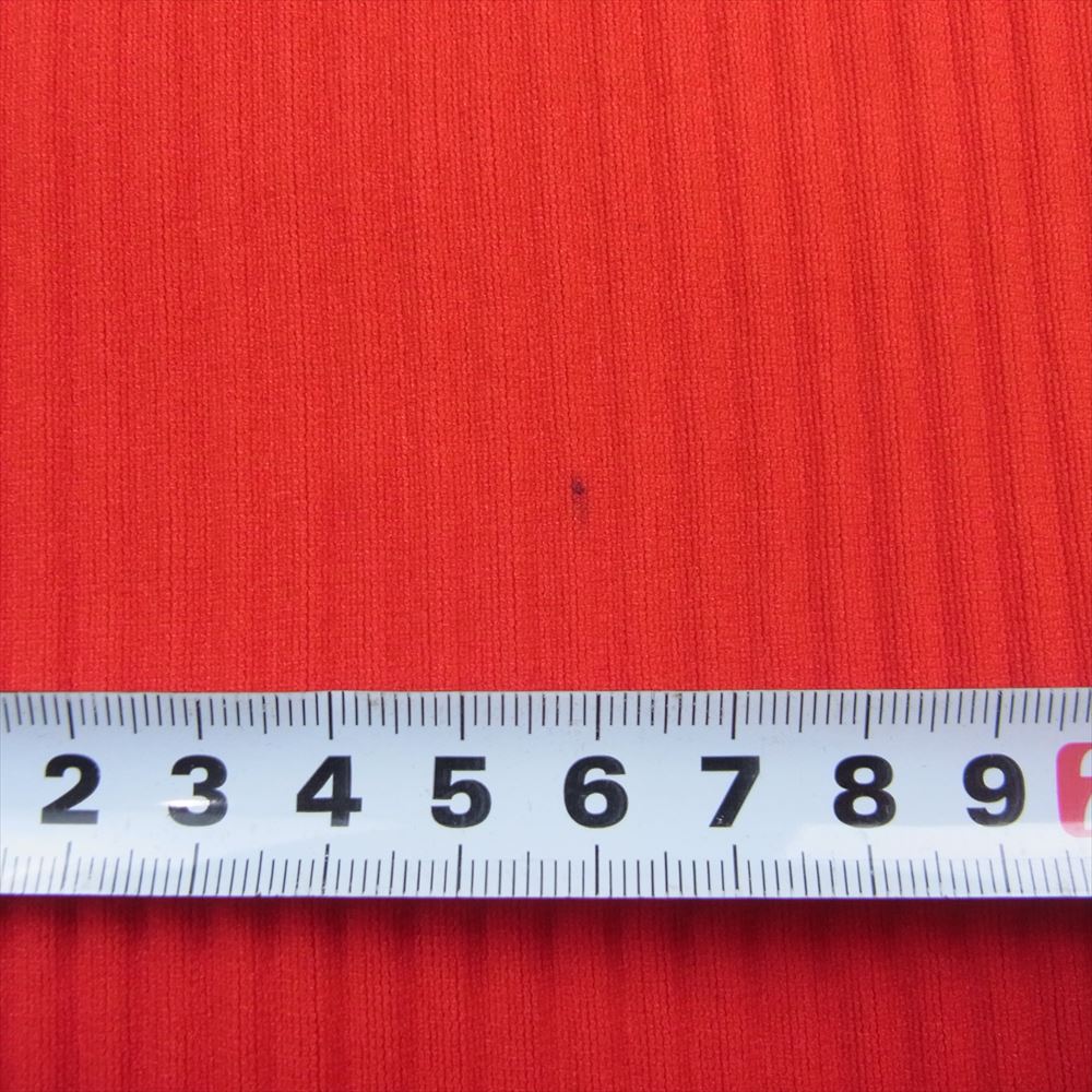 ISSEY MIYAKE イッセイミヤケ me ミー MI72KH325 プリーツ加工 ノースリーブ ワンピース ロング レッド系【中古】