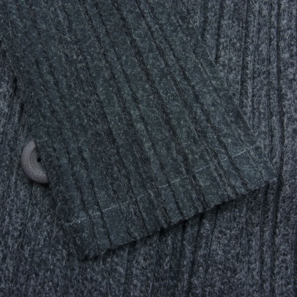 PLEATS PLEASE プリーツプリーズ イッセイミヤケ PP13-JA641 プリーツ加工 ウール調 Pコート グレー系 3【中古】