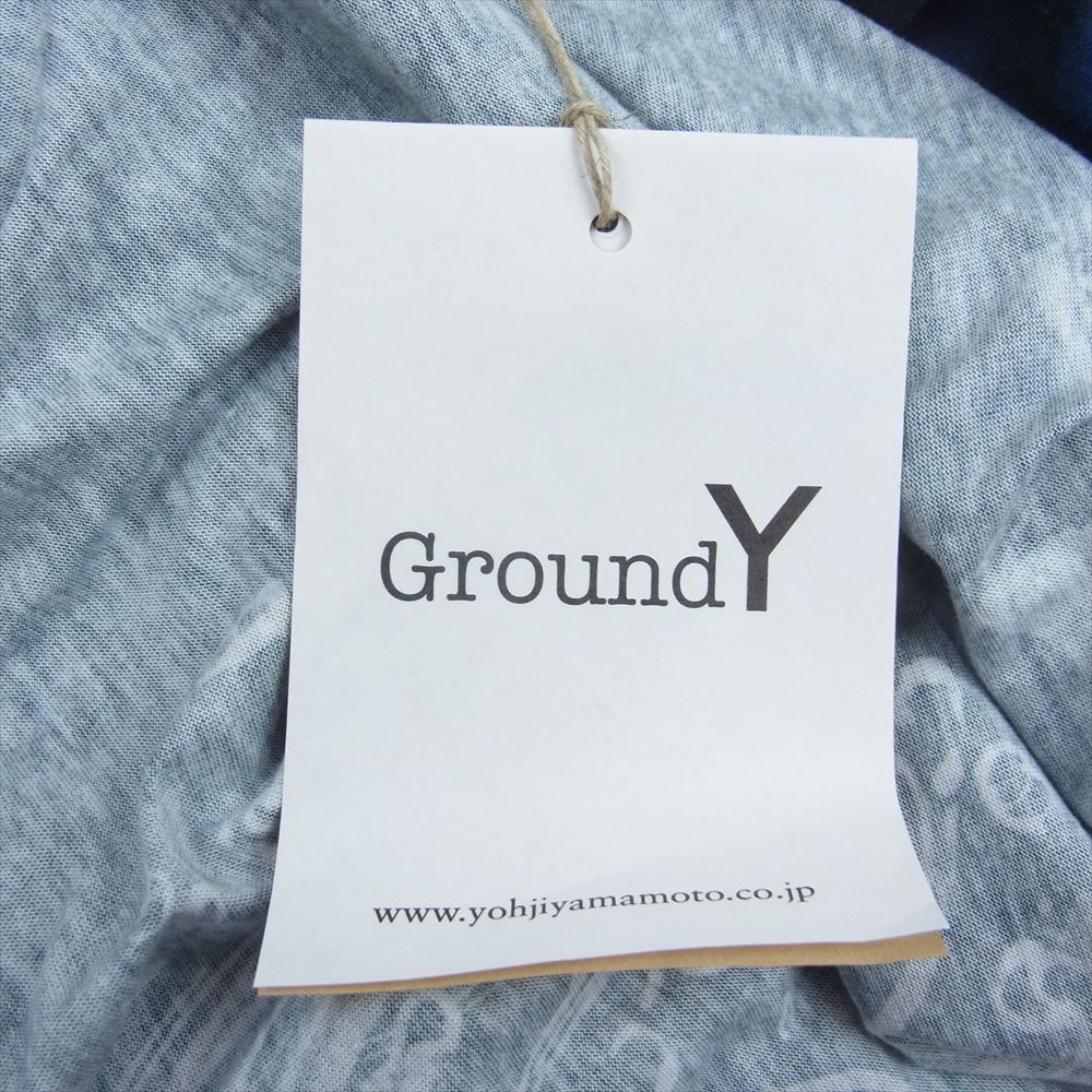 Yohji Yamamoto ヨウジヤマモト GQ-T01-013-1 GroundY グラウンドY × 鬼滅の刃 竈門炭治郎 Jumbo Cut Sew Short Sleeves ジャンボ カットソー ショート スリーブ 半袖 Tシャツ ブラック系 3【新古品】【未使用】【中古】