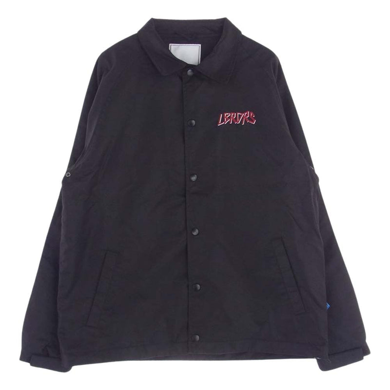 リベレイダース 760072301 METAL LOGO NYLON COACH JACKET メタル ロゴ ナイロン コーチ ジャケット ブラック系  M【中古】