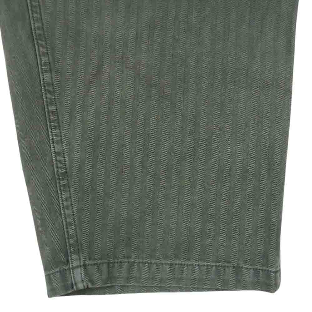 リベレイダース GARMENTDYED HERRINGBONE PANTS ガーメントダイ サルエル ヘリンボーン カーゴ パンツ カーキ系 32【中古】