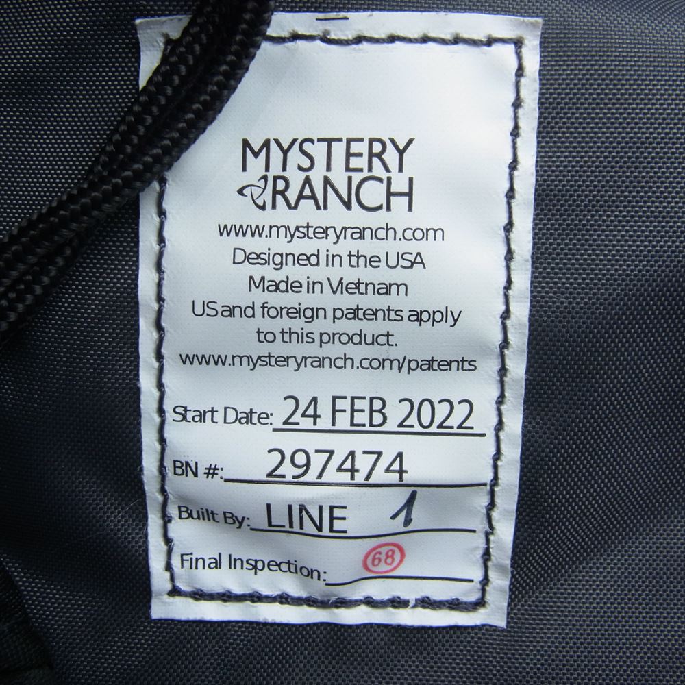 MYSTERY RANCH ミステリーランチ FULLMOON フルムーン クロス ボディ ショルダー バック ブラック系【中古】