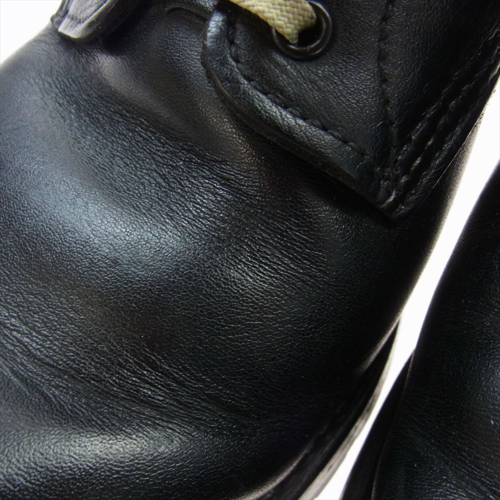 RED WING レッドウィング 9014 BECKMAN ROUND BOOTS ベックマン ラウンド ブーツ ソールカスタム ブラック系 US9.5D/27.5cm【中古】