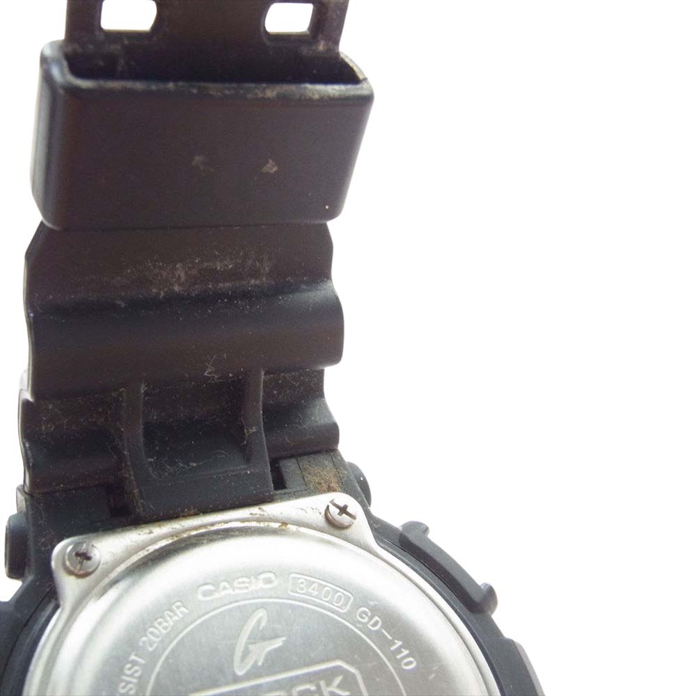 CASIO G-SHOCK カシオ ジーショック GD-110 GD-100 SERIES 20気圧防水 デジタル ウオッチ ブラック系【中古】
