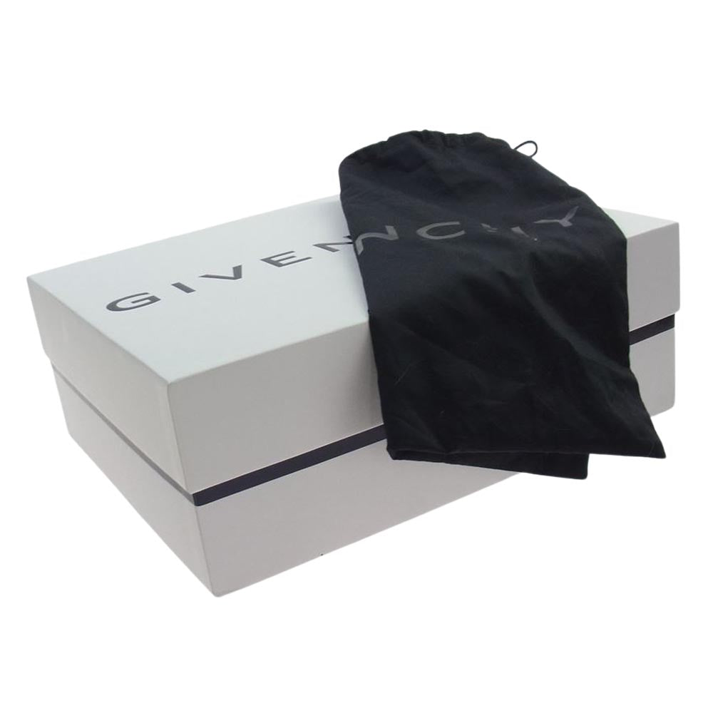 GIVENCHY ジバンシィ BE201GE1N5 001 イタリア製 テラ ローファー レザー シューズ ブラック系 37.5【中古】