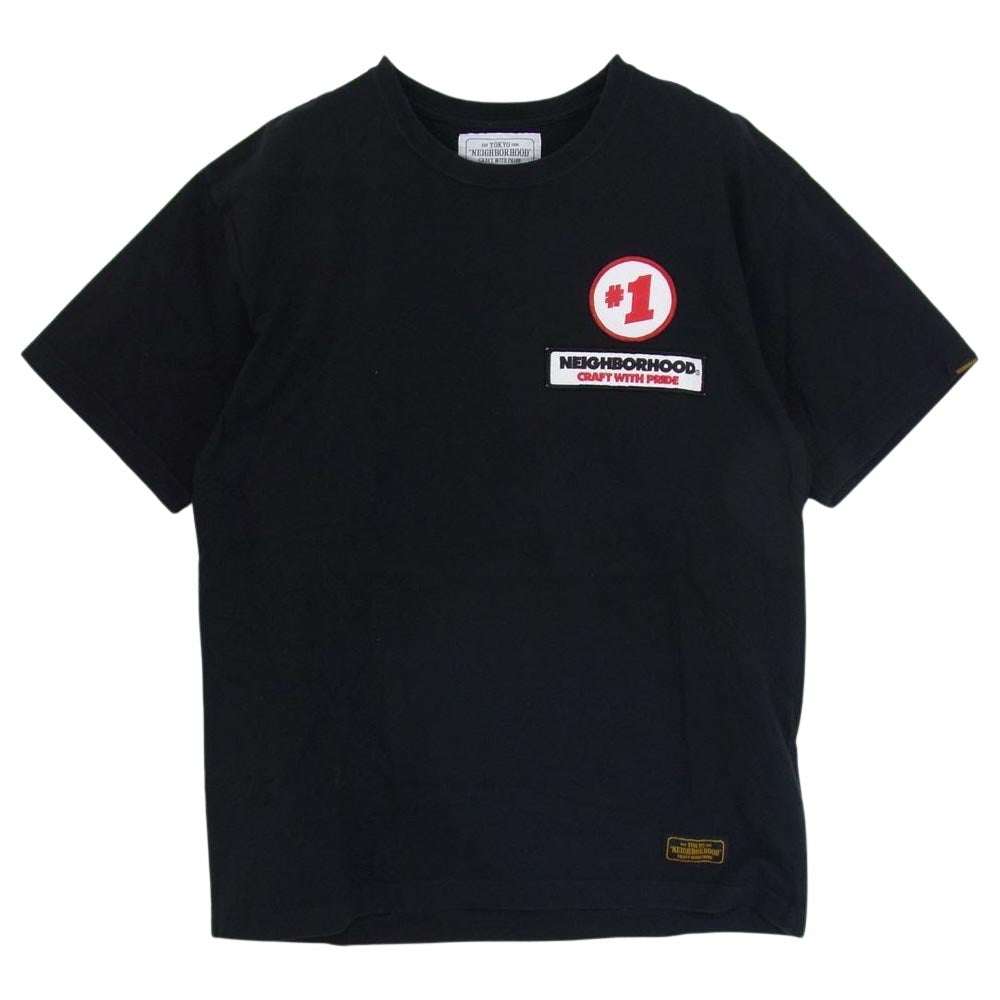 NEIGHBORHOOD ネイバーフッド 17SS #1 ロゴ ワッペン 半袖 Tシャツ
