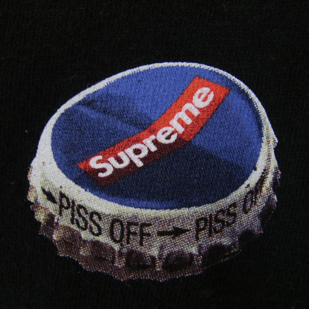 Supreme シュプリーム 18AW Bottle Cap Tee ボトル キャップ プリント 半袖 Tシャツ ブラック系 M【中古】