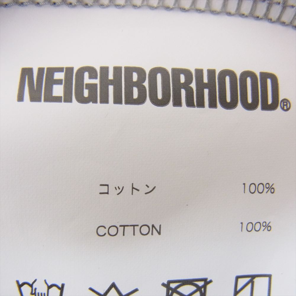 NEIGHBORHOOD ネイバーフッド 20AW × Motorhead モーターヘッド NHMH-1 C-TEE ロゴ プリント 半袖 Tシャツ グレー系 XL【美品】【中古】