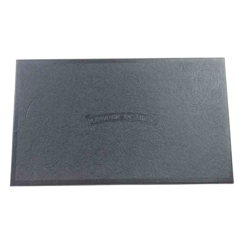 CHROME HEARTS クロムハーツ(原本無) WALLET JUDY CROSS BUTTON ジュディ ノベルティ クロスボールボタン スクロールラベル ウォレット 長財布 グリーン系【中古】