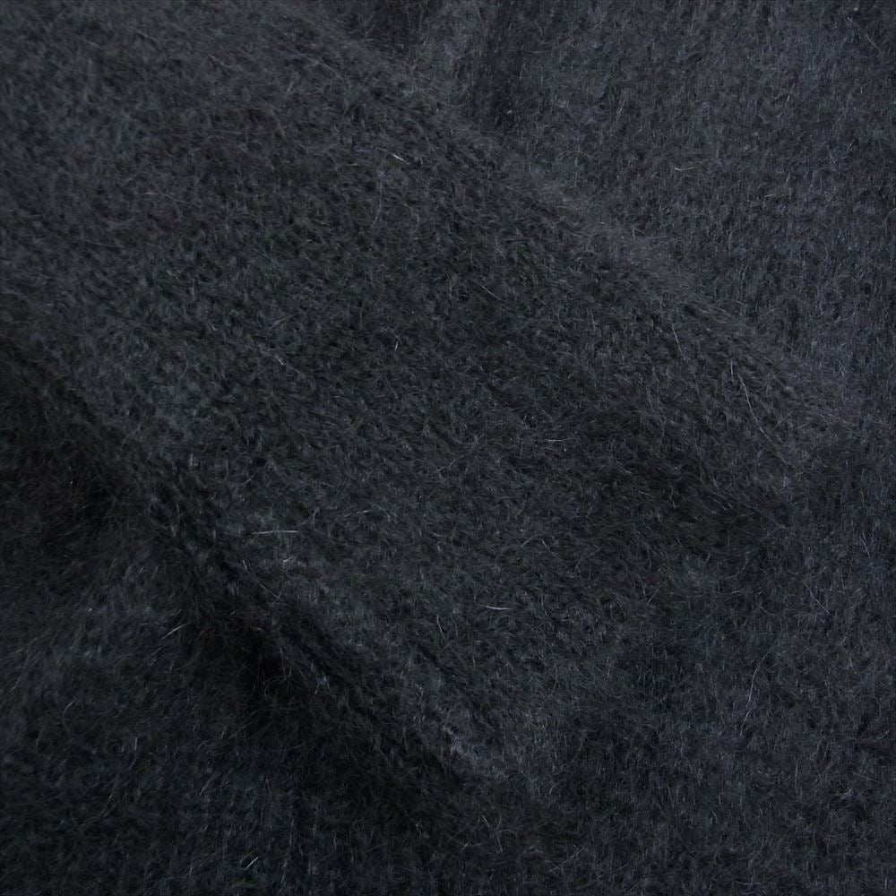 MAISON MARGIELA メゾンマルジェラ 4ライン 18AW S51HA0858 四つタグ オーバーサイズ タートルネック モヘア ニット ブラック系 S【中古】