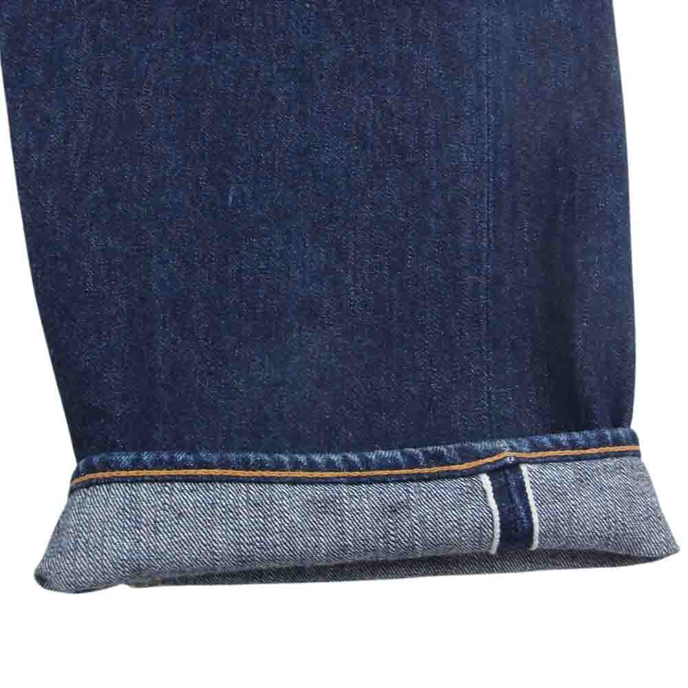 COMOLI コモリ 22AW w03-03003 5P ワイド ボタンフライ デニム パンツ インディゴブルー系 2【中古】