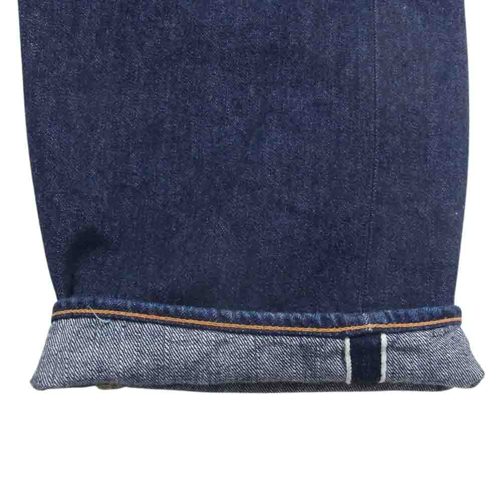 COMOLI コモリ 23SS x01-03003 5P インディゴ ワイド ボタンフライ デニム パンツ インディゴブルー系 1【中古】