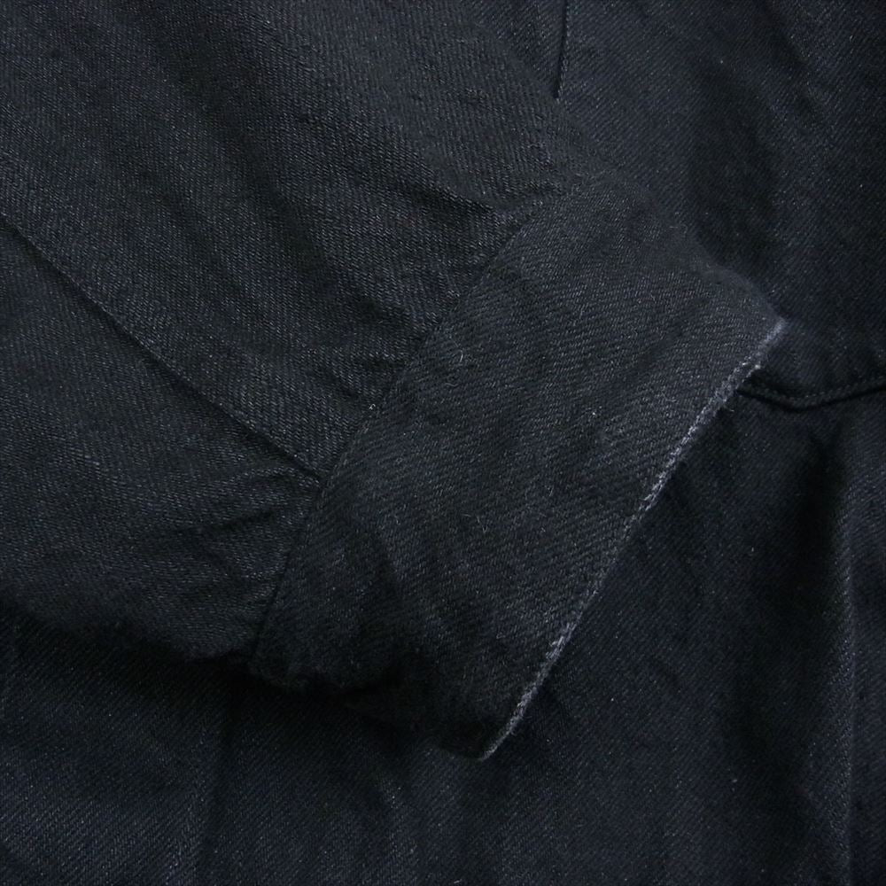 COMOLI コモリ 23SS x01-01001 ブラックデニム Gジャン ジージャン シンチバック ジャケット ブラック系 3【中古】