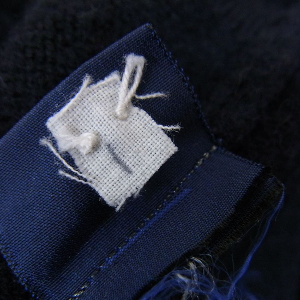POLO RALPH LAUREN ポロ・ラルフローレン ラムウール Vネック カーディガン ネイビー系 M【中古】