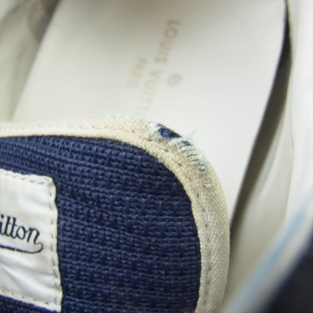 LOUIS VUITTON ルイ・ヴィトン ランアウェイ スニーカー ローカット スニーカー ネイビー系 8 1/2【中古】