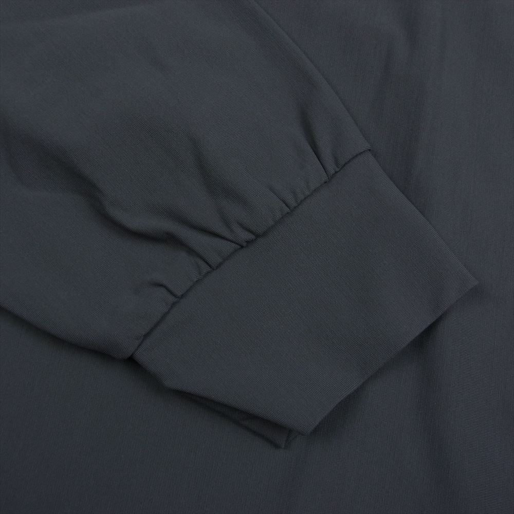 シュタイン OVERSIZED HIGH NECK LS オーバーサイズ ストレッチ モックネック テック 長袖 Tシャツ チャコール系 M【極上美品】【中古】