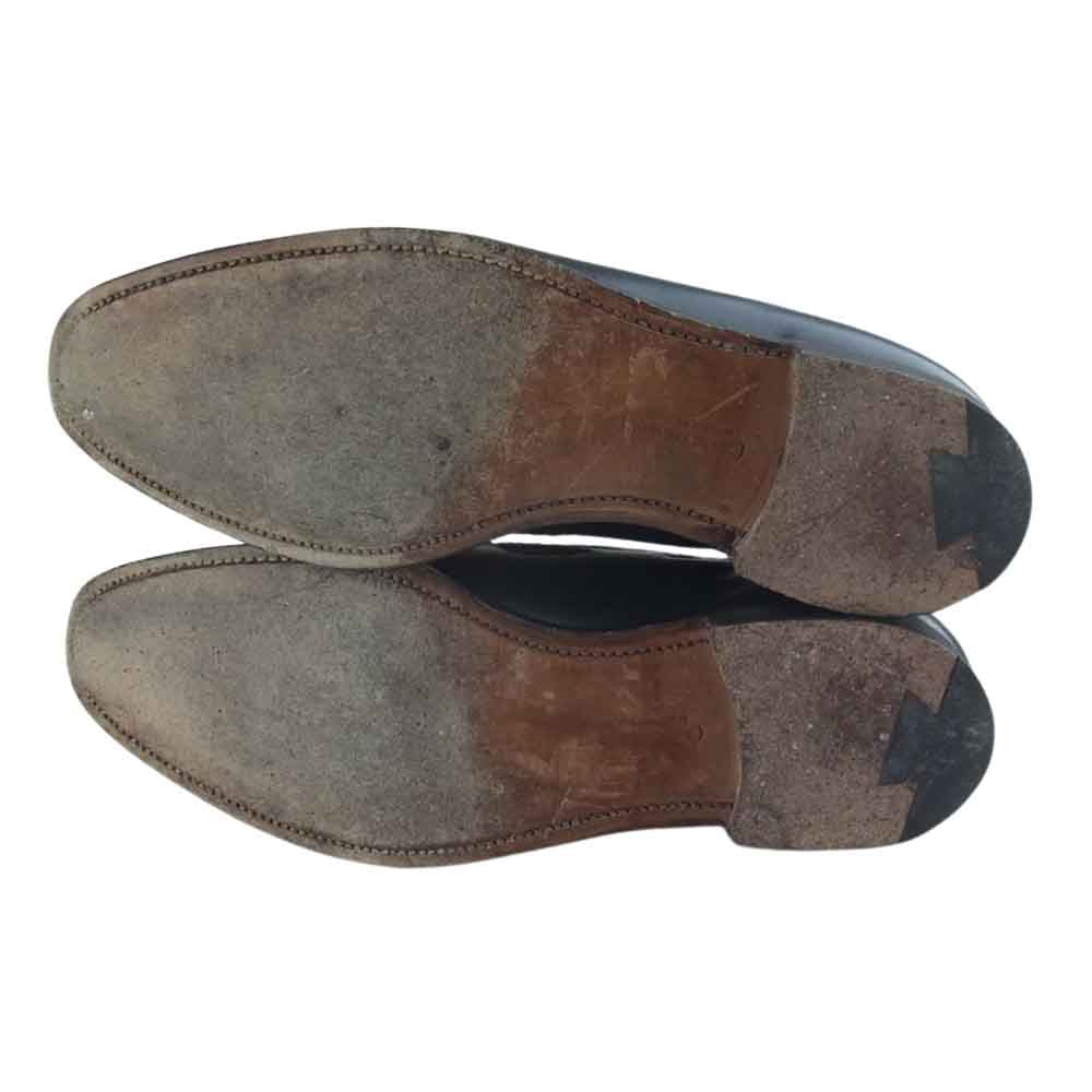 CROCKETT&JONES クロケットアンドジョーンズ 5645 LANGHAM 2 ランガム キルトタッセル スリッポン シューズ ネイビー系 7E【中古】