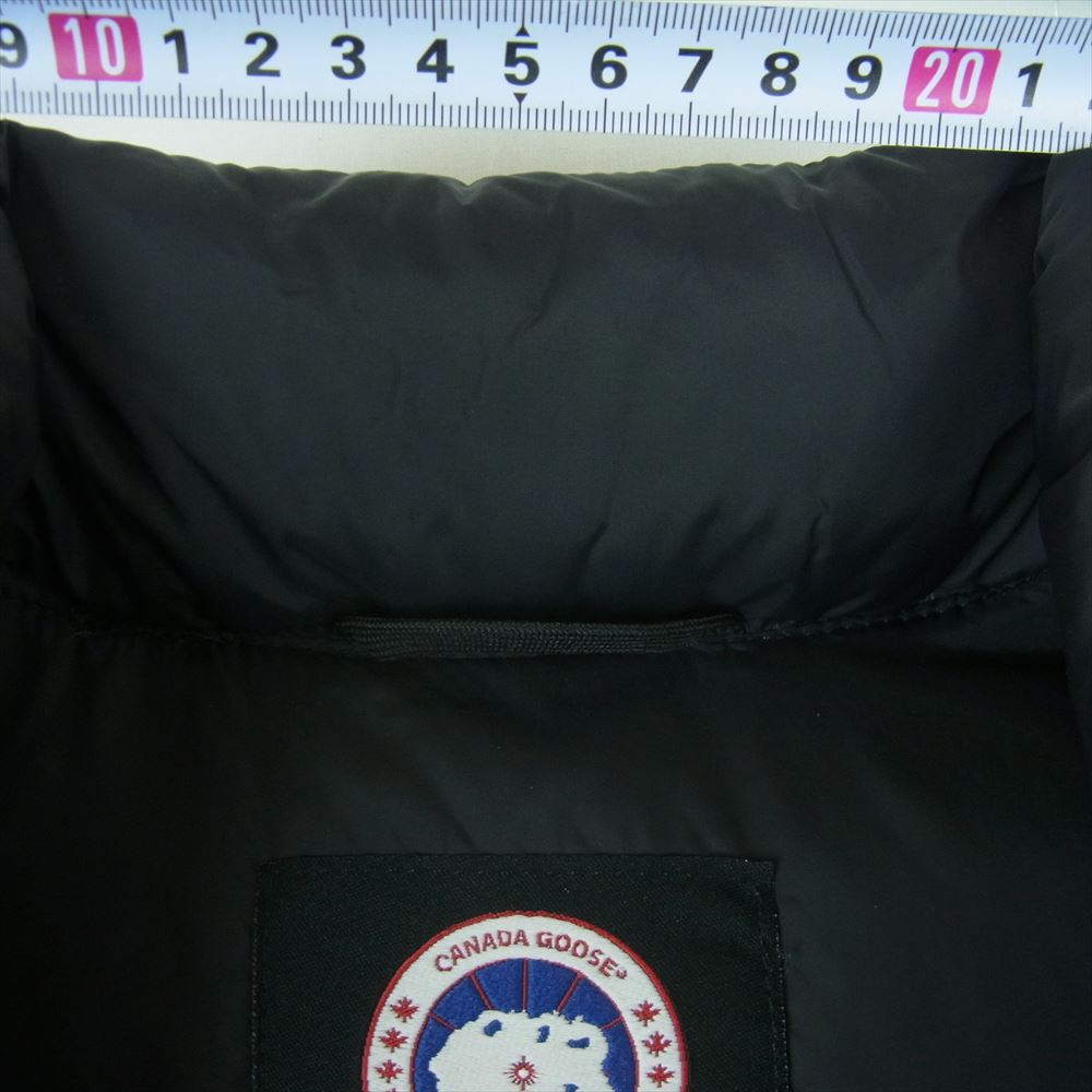 CANADA GOOSE カナダグース 4131JM R 国内正規 グリフィンタグ WINDSOR VEST ウィンザー ダウン ベスト ブラック系 S【中古】