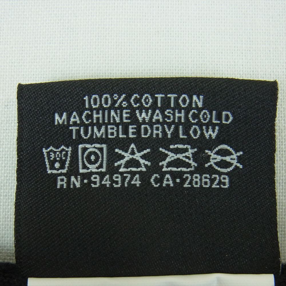 STUSSY ステューシー ONE WORLD バックプリント 半袖 Tシャツ コットン メキシコ製 ブラック系 M【美品】【中古】