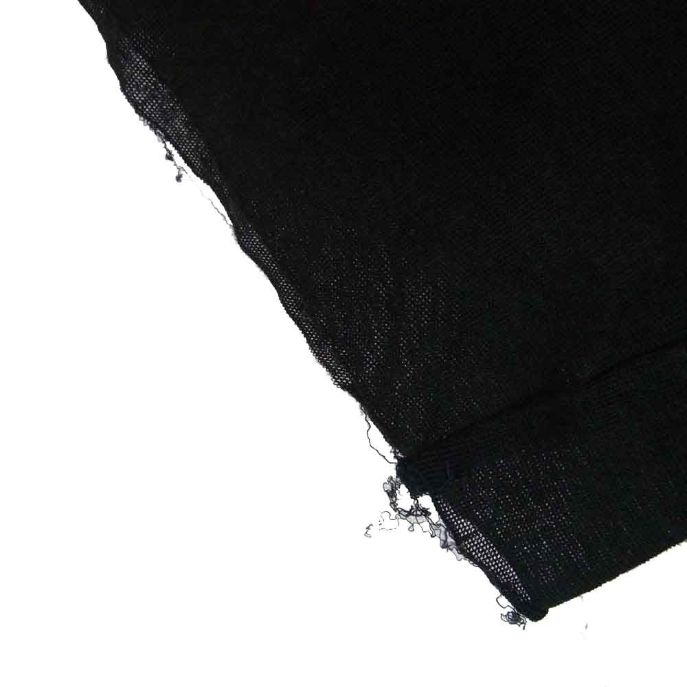 ユリウス 457CUM25 Ghost Layered T-Shirt ゴースト レイヤード Tシャツ カットソー ブラック系 1【中古】