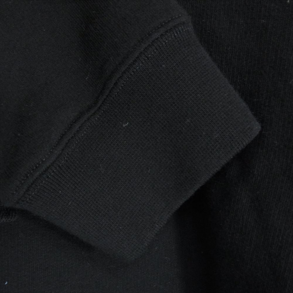 MAISON MARGIELA メゾンマルジェラ 21SS S51GU0039 1ライン 四つタグ AIDS エイズ フードプリント スウェット プルオーバー パーカー フーディ ブラック系 S【中古】