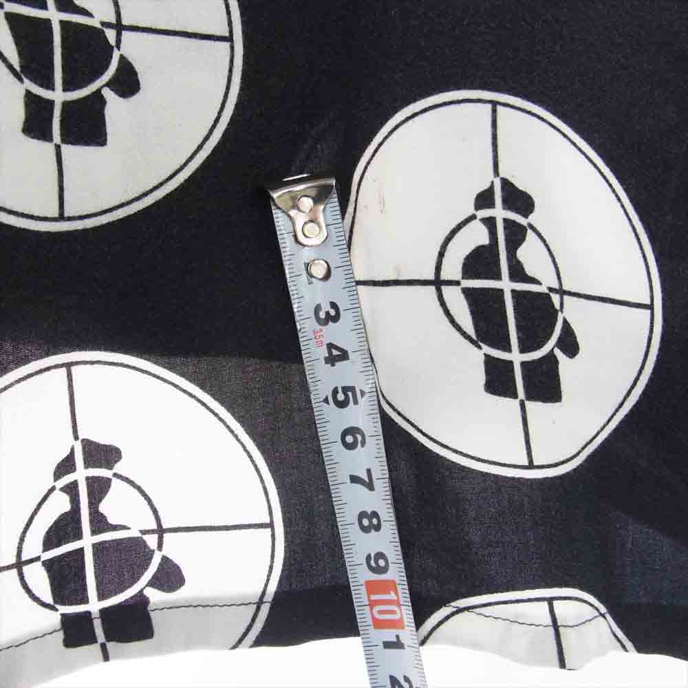 Supreme シュプリーム 18SS × UNDERCOVER アンダーカバー Public Enemy Rayon Shirt パブリック エネミー レーヨン 半袖 シャツ ブラック系 L【中古】