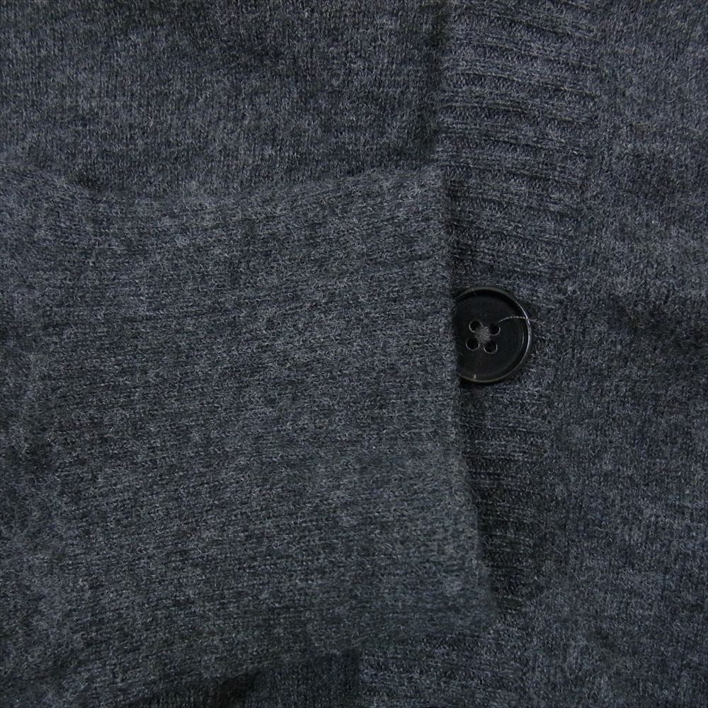 MAISON MARGIELA メゾンマルジェラ 17AW S30HA0968 14ライン CLASSIC COMPASS CARDIGAN エルボーパッチ Vネック カーディガン 四つタグ グレー系 M【中古】