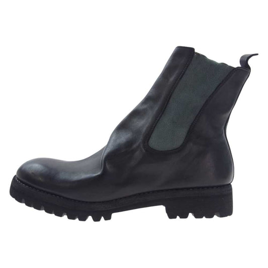 GUIDI グイディ 76V CHELSEA BOOT サイドゴア チェルシー ブーツ ブラック系 42【極上美品】【中古】