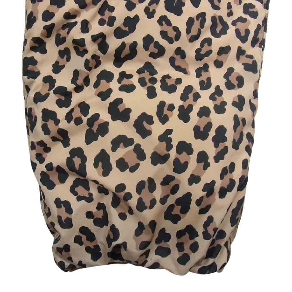 WACKO MARIA ワコマリア 22FW-WMO-NA06 NANGA ナンガ LEOPARD DOWN PANTS レオパード ダウンパンツ ベージュ系 M【新古品】【未使用】【中古】
