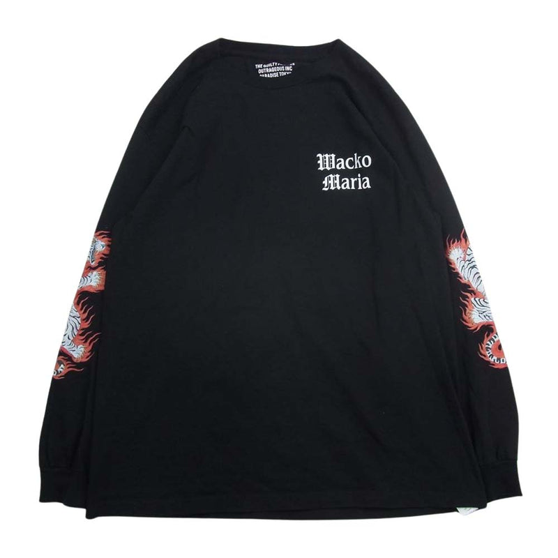 WACKO MARIA ワコマリア タイガープリント 長袖 Tシャツ カットソー ブラック系 L【中古】 – ブランド古着 LIFE