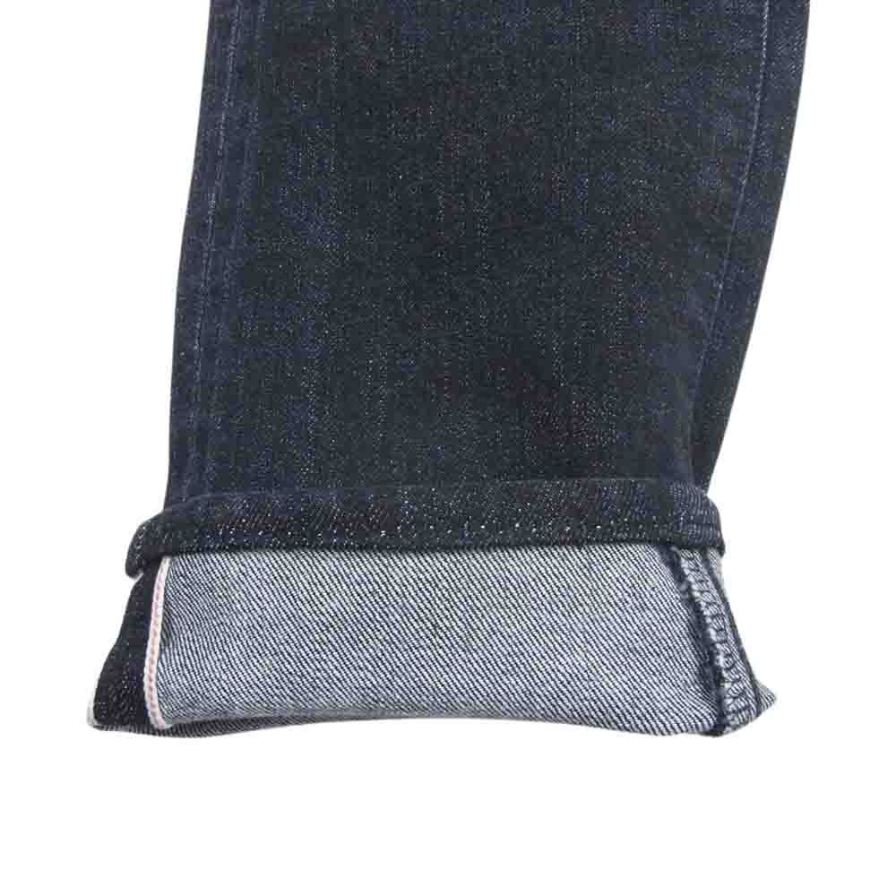 イカイ YPUJF001 × 干場義雅 PANATELA パナテラ ヴィンテージ加工 ウォッシュ スキニーテーパード フィット ストレッチ ブラック デニムパンツ ブラック系 28【美品】【中古】