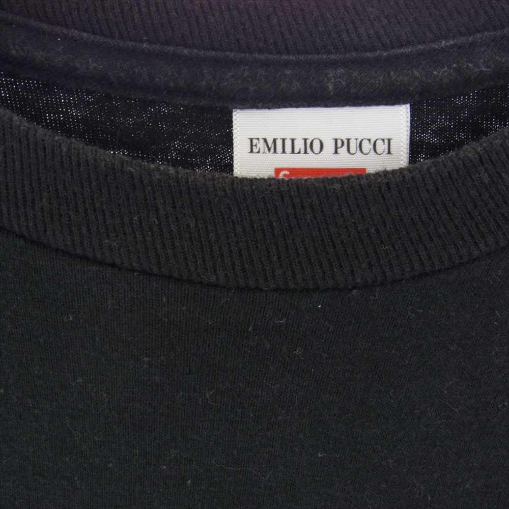 Supreme シュプリーム 21SS  Emilio Pucci Box Logo Tee エミリオプッチ ボックス ロゴ 半袖 Tシャツ ブラック系 M【中古】
