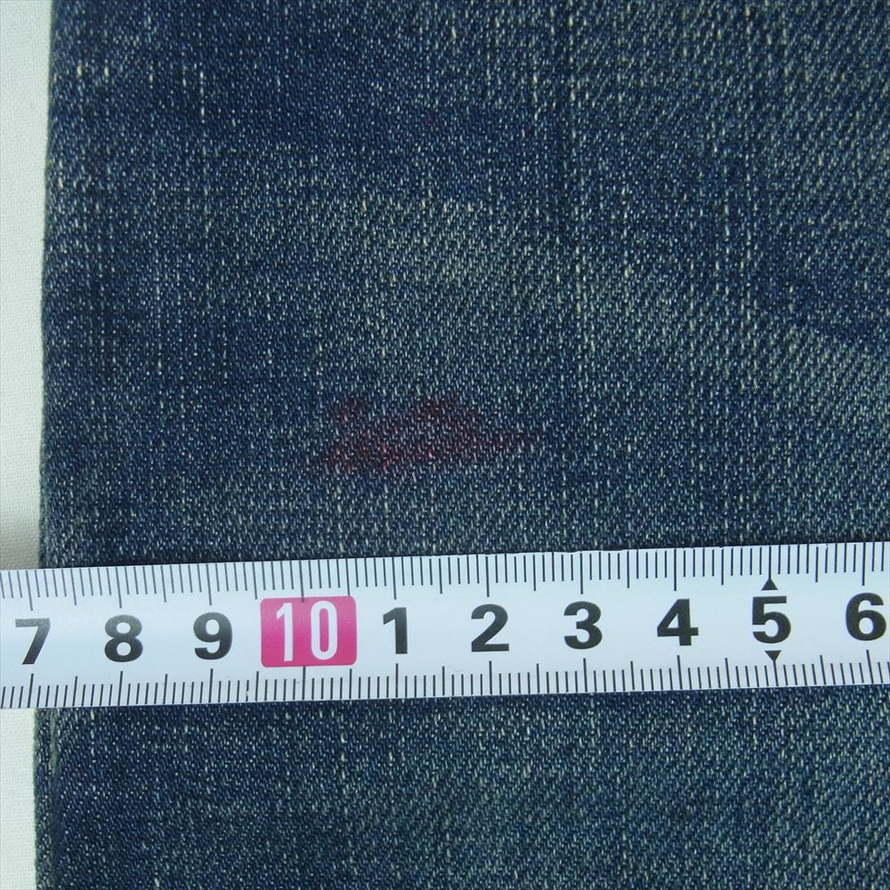 DIOR HOMME ディオールオム 9e3111081110 UNDER MY CAR アンダーマイカー ペンキ加工 ペイント デニム パンツ ジーンズ インディゴブルー系 31【中古】