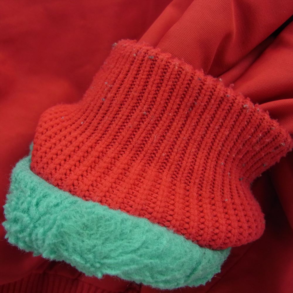 patagonia パタゴニア USA製 シェルド シンチラ 裏フリース ナイロンジャケット レッド系 XL【中古】