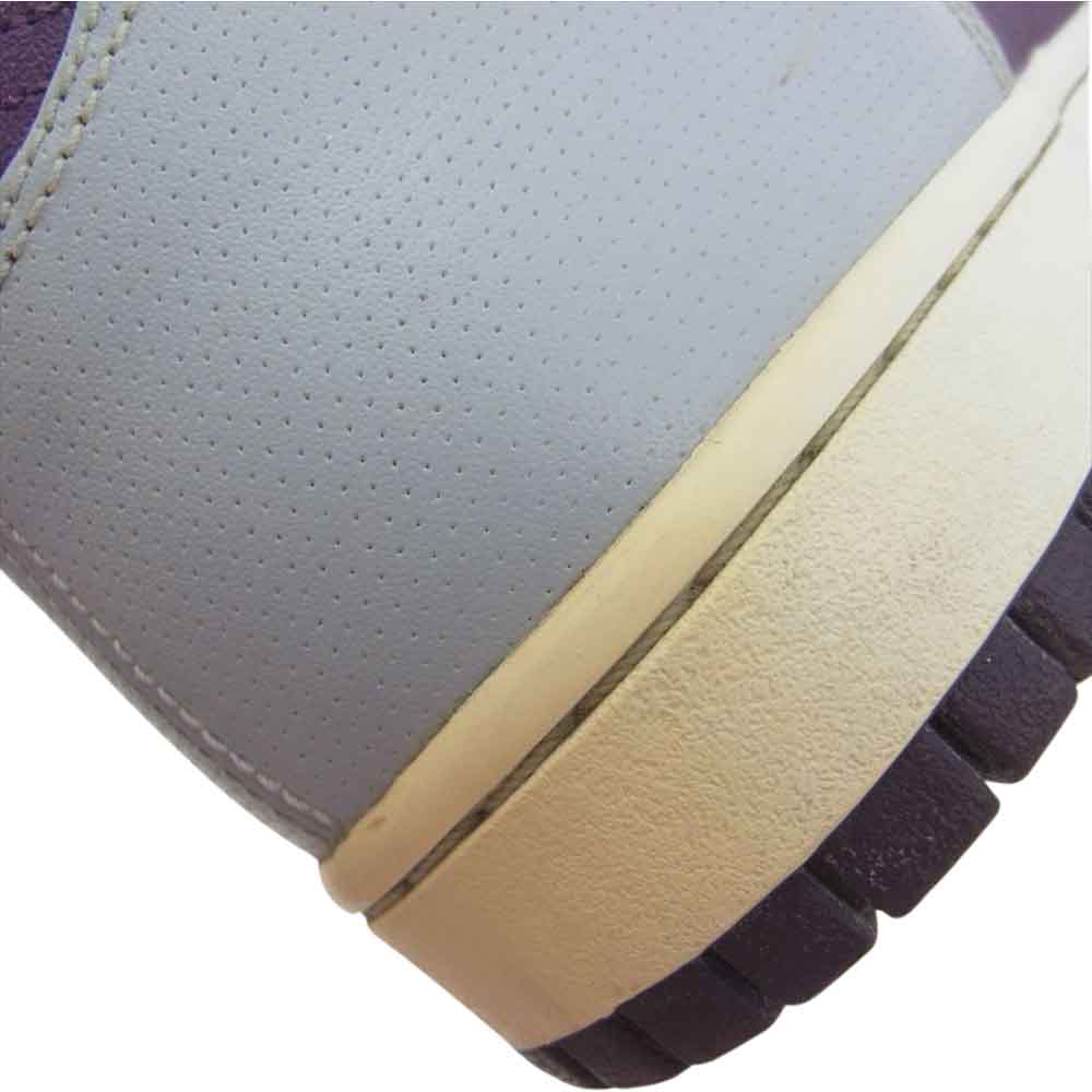 NIKE ナイキ 317982-605 DUNK HIGH ダンク ハイカット スニーカー グレー系 パープル系 28cm【中古】