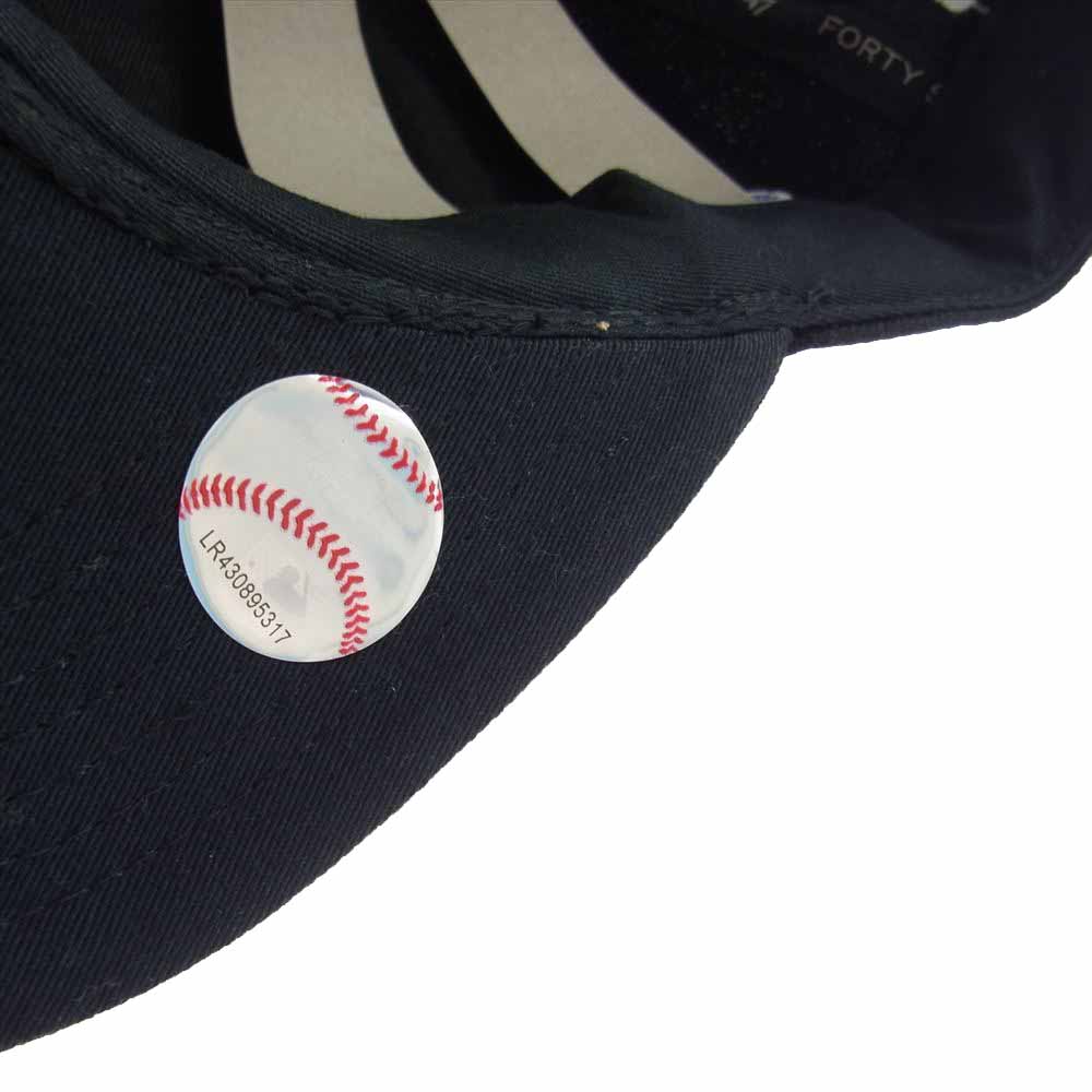 Supreme シュプリーム 15SS New York Yankees 47 Brand SNAPBACK Cap ニューヨーク ヤンキース ロゴ スナップバック キャップ ブラック系【極上美品】【中古】