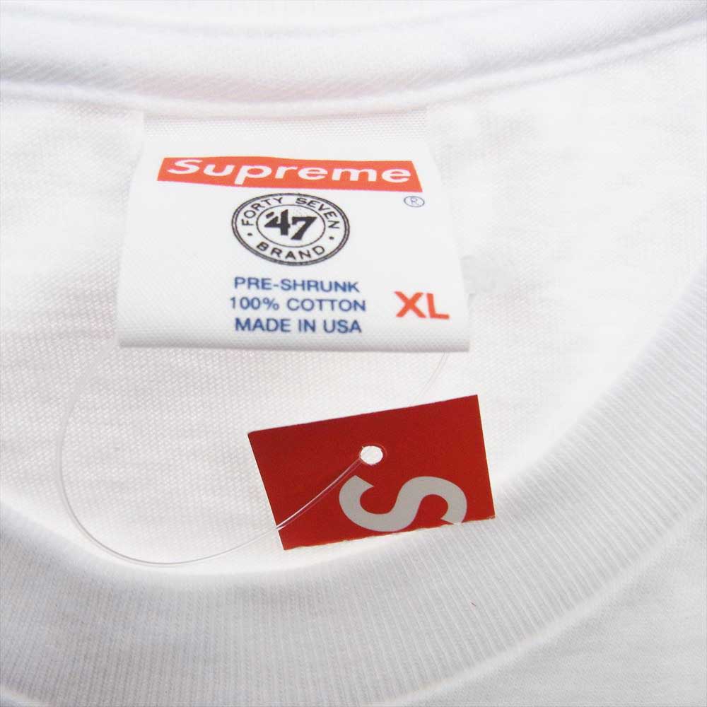 Supreme シュプリーム 15SS New York Yankees Box Logo Tee ニューヨーク ヤンキース ボックスロゴ Tシャツ ホワイト系 XL【新古品】【未使用】【中古】
