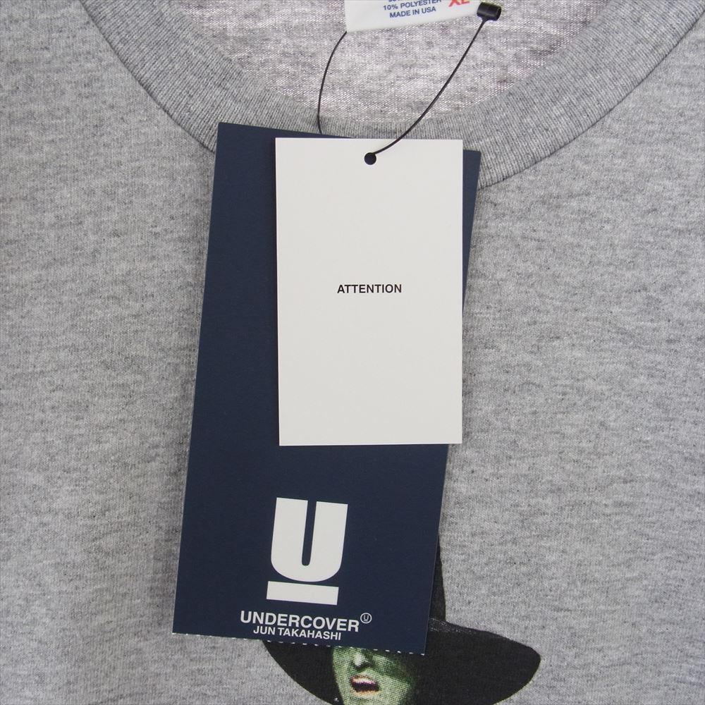 Supreme シュプリーム 15SS UNDERCOVER Witch Tee アンダーカバー 魔女 ボックスロゴ プリント 半袖 Tシャツ グレー系 XL【新古品】【未使用】【中古】